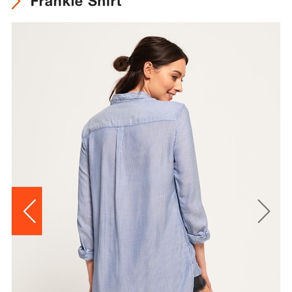 NWT Quirky blue and white strip shirt - Picture 11 of 15